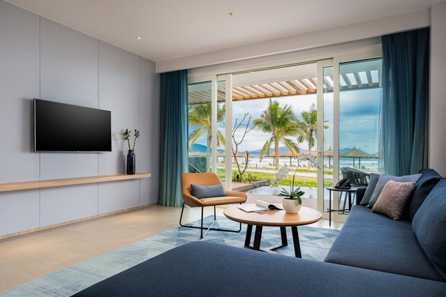 Ocean View Beach Front Pavillion 1 Bedroom Ground Floor ( có hồ bơi riêng)